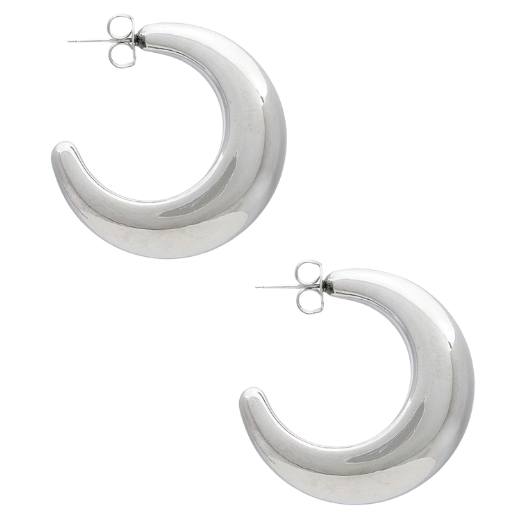 SHASHI Tsuki Hoops Silver