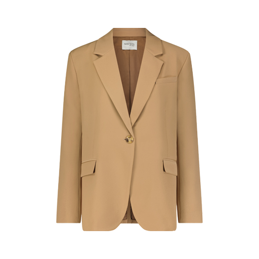 MAYSON the label CAMEL BOYFRIEND BLAZER