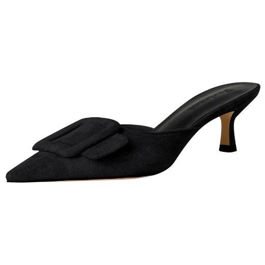 Amazon Black Suede Mules