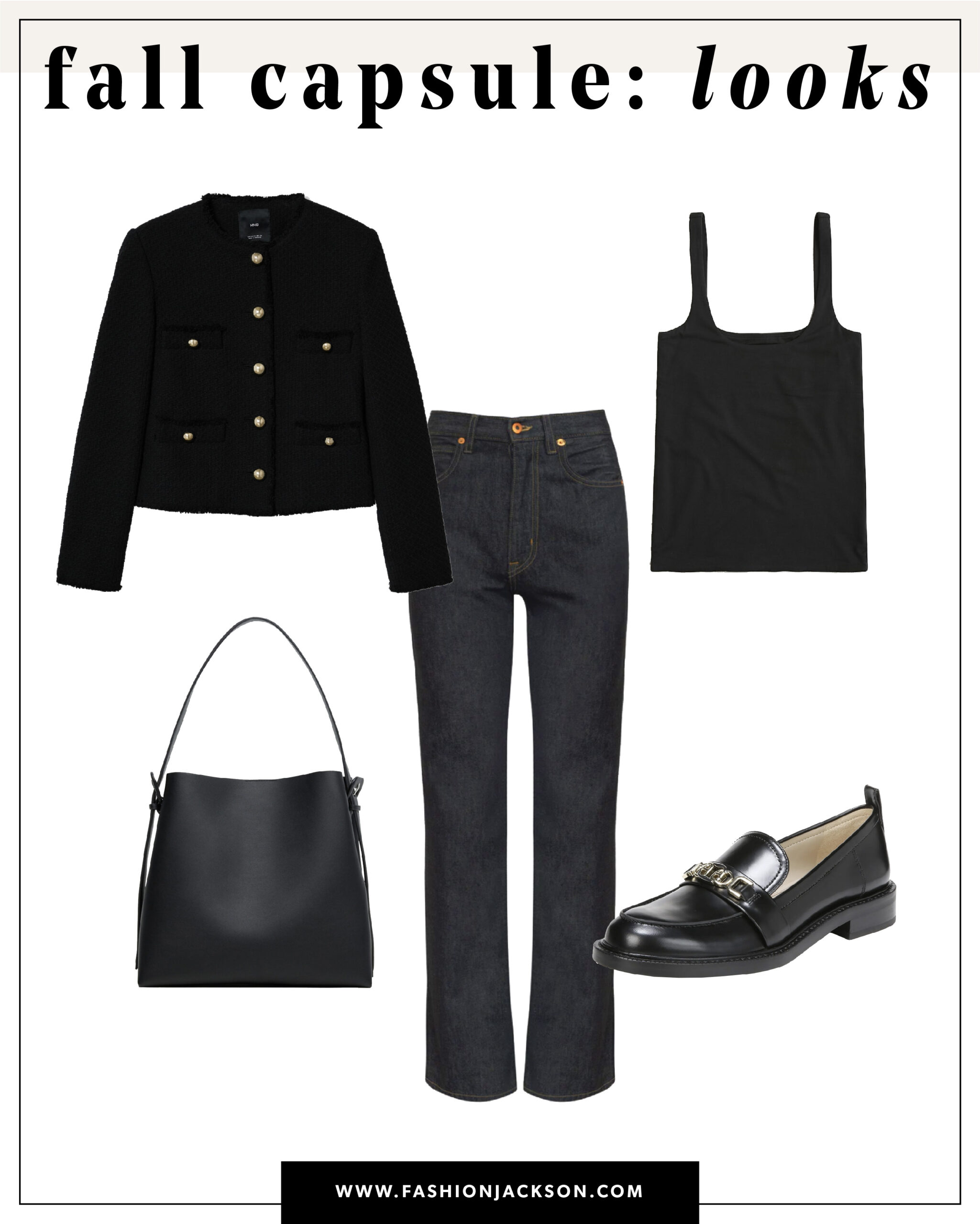 fashion jackson fall capsule wardrobe