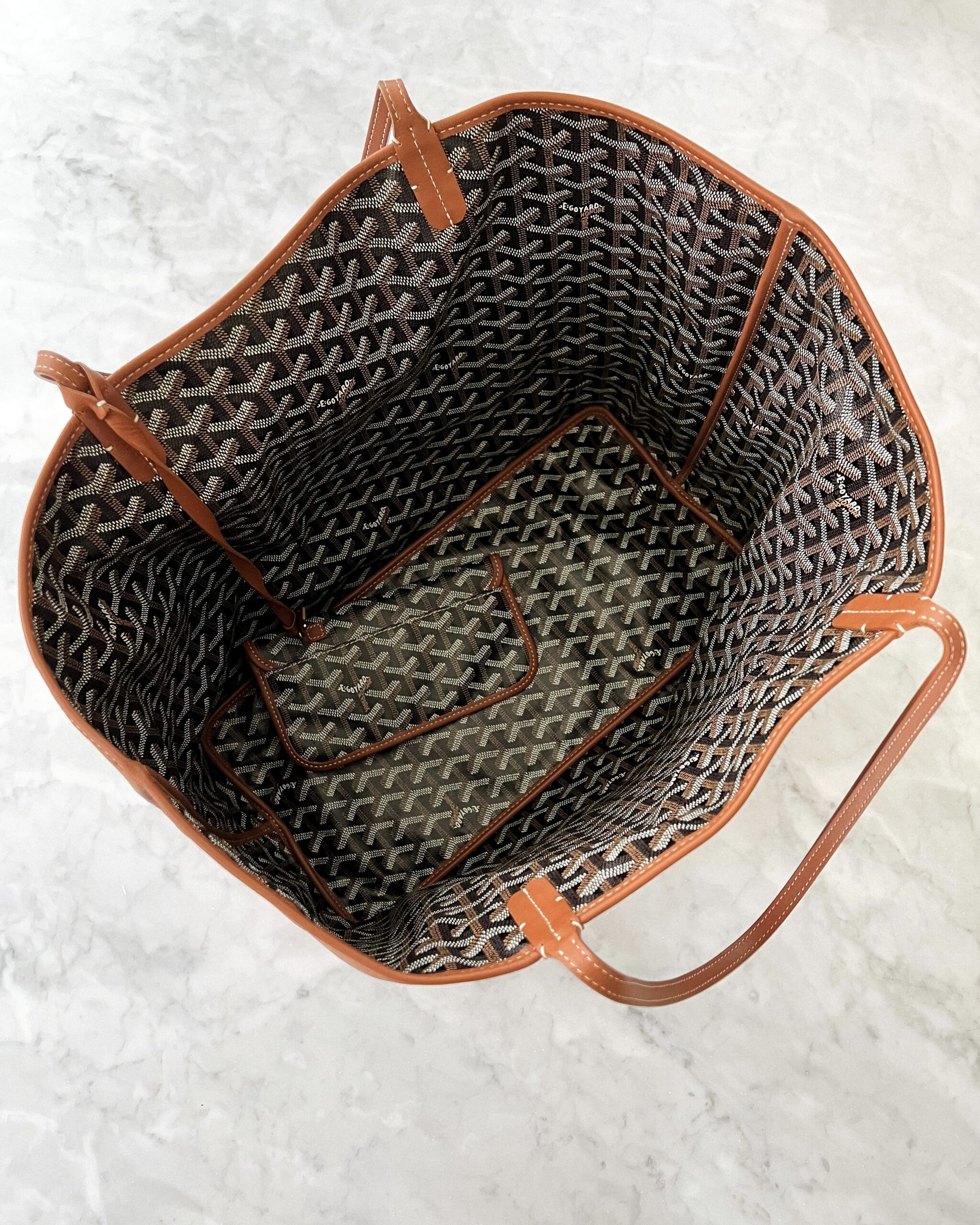 Fashion Jackson Goyard Anjou GM Tote Interior