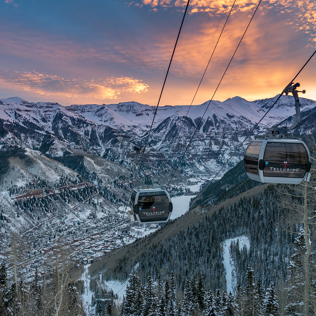 Telluride Gondola Winter