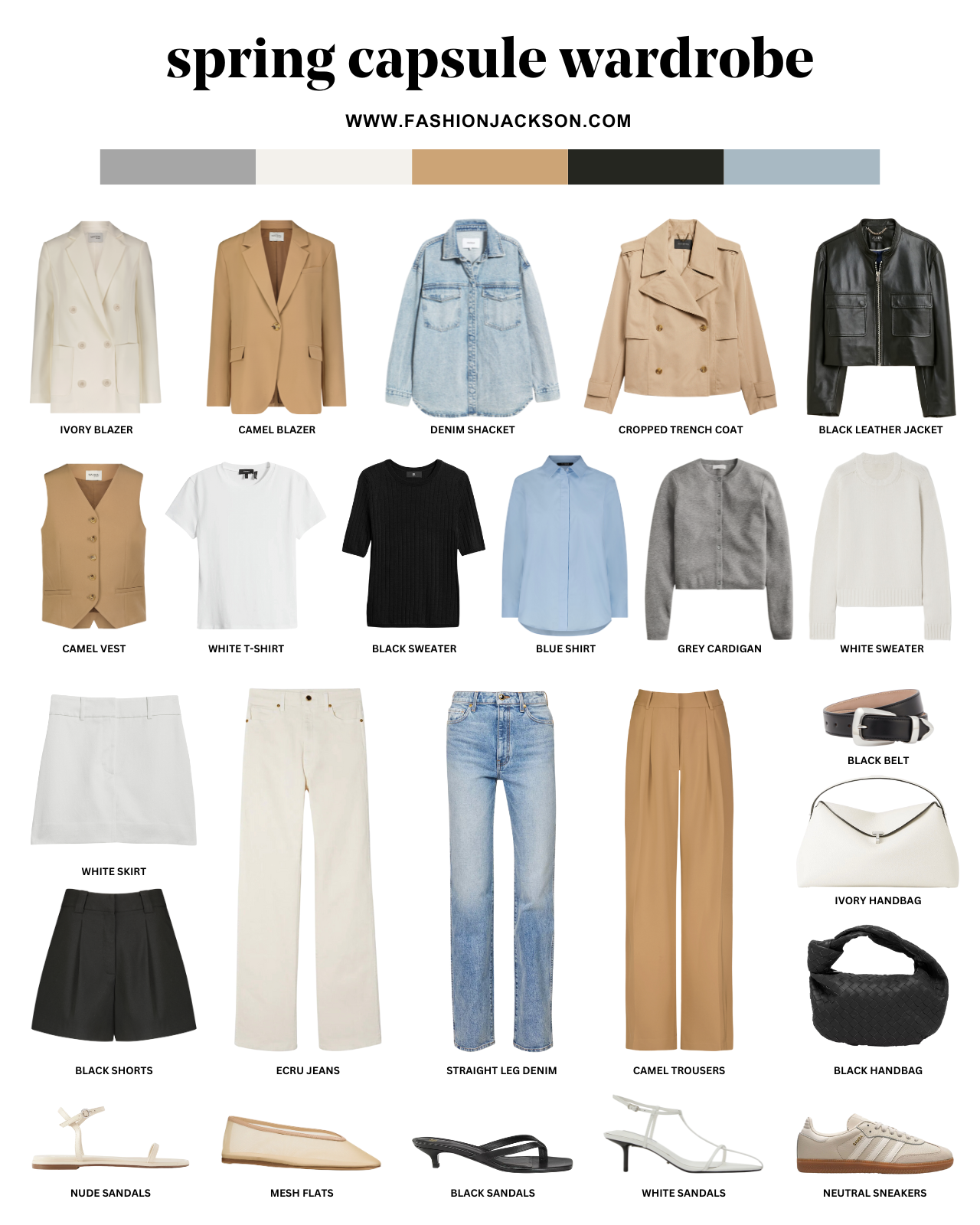 Fashion Jackson Spring Capsule Wardrobe